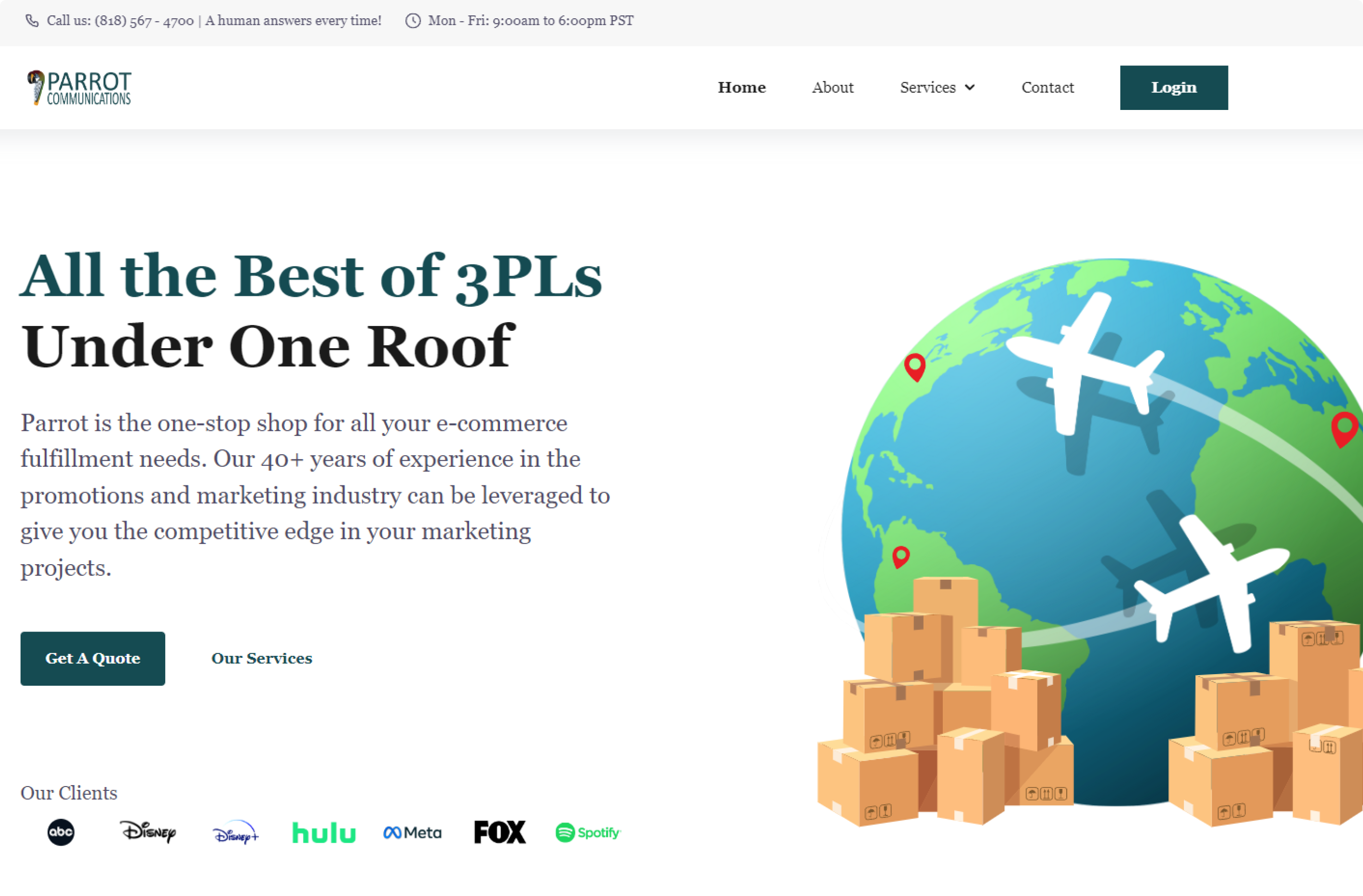 Parrot Website